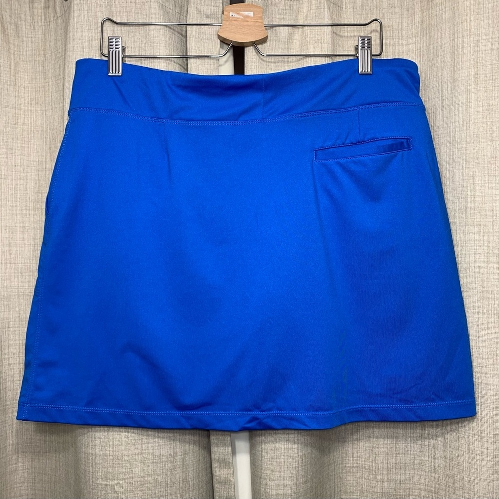 Maggie Lane Royal Blue Skort Skirt Shorts Sz XL Stretch Active Wear Golf Tennis - Picture 11 of 12